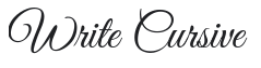 Ravi Parasa |  Write Cursive
